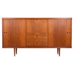 Danish teak highboard by Henry W. Klein for Bramin, Denmark 1960s
