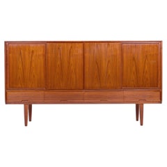 Teak Highboard by Henning Kjaernulf for Vejle Stolefabrik, Denmark