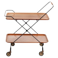 Vintage Serving Trolley by Paul Nagel for Jie Gantofta, Sweden, 1960s