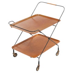 Vintage Serving Trolley by Paul Nagel for Jie Gantofta, Sweden, 1960s