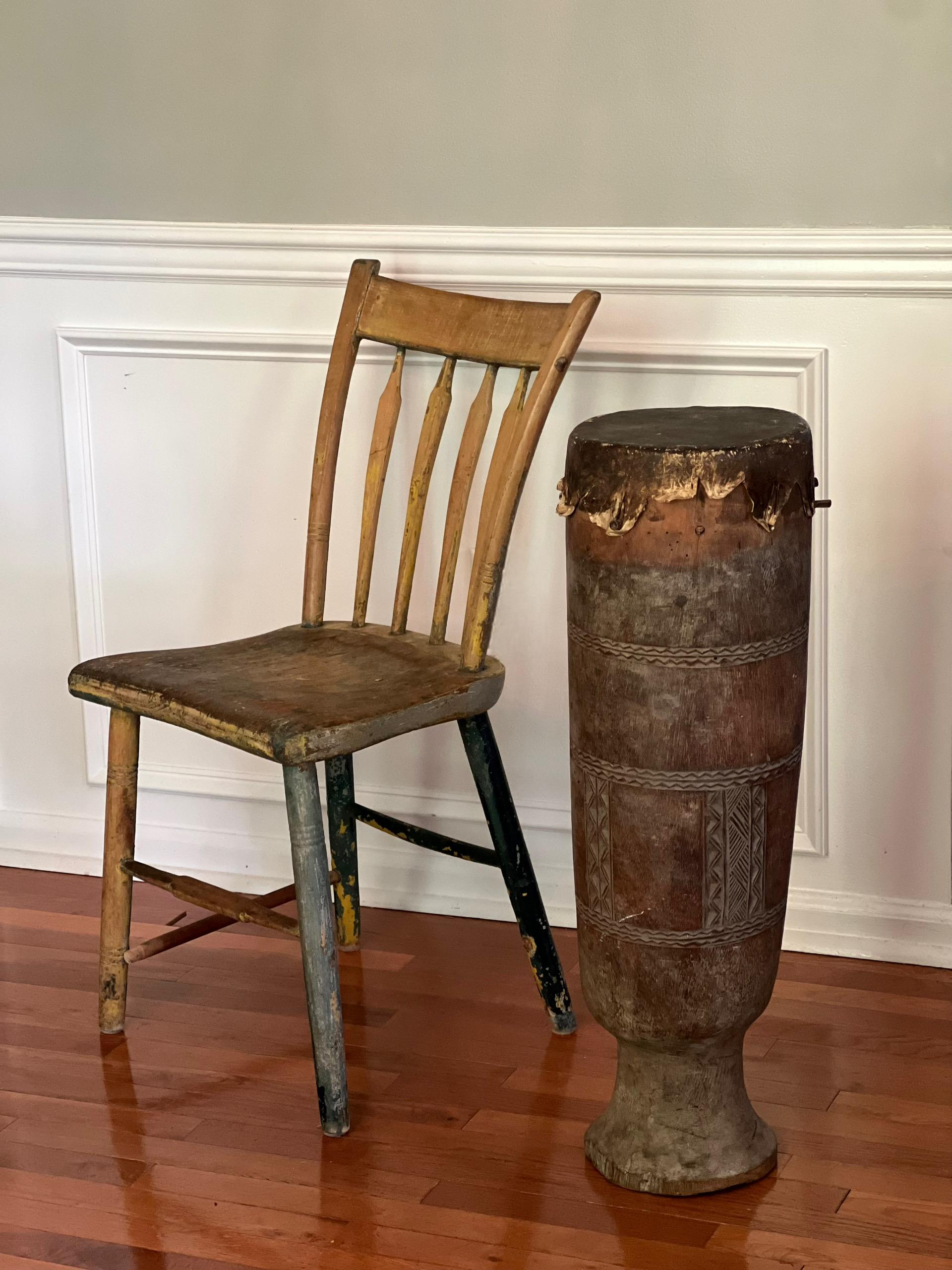 20th Century African Ceremonial Drum 6