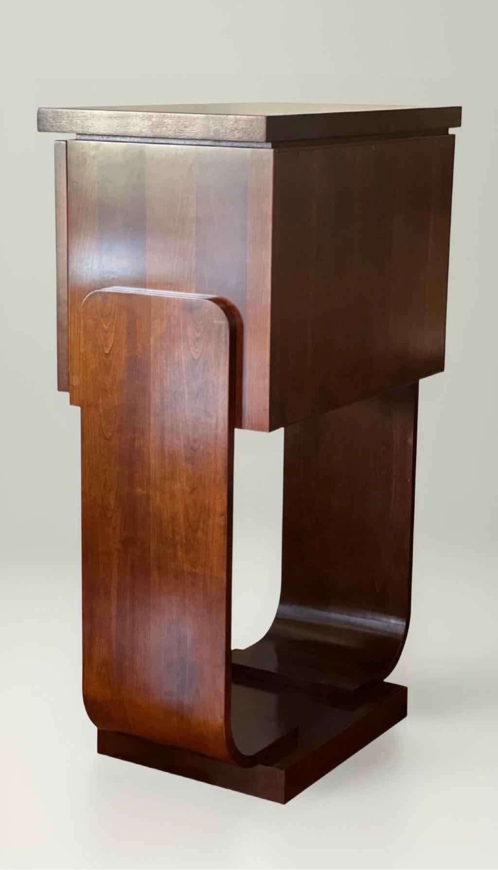 art deco liquor cabinet