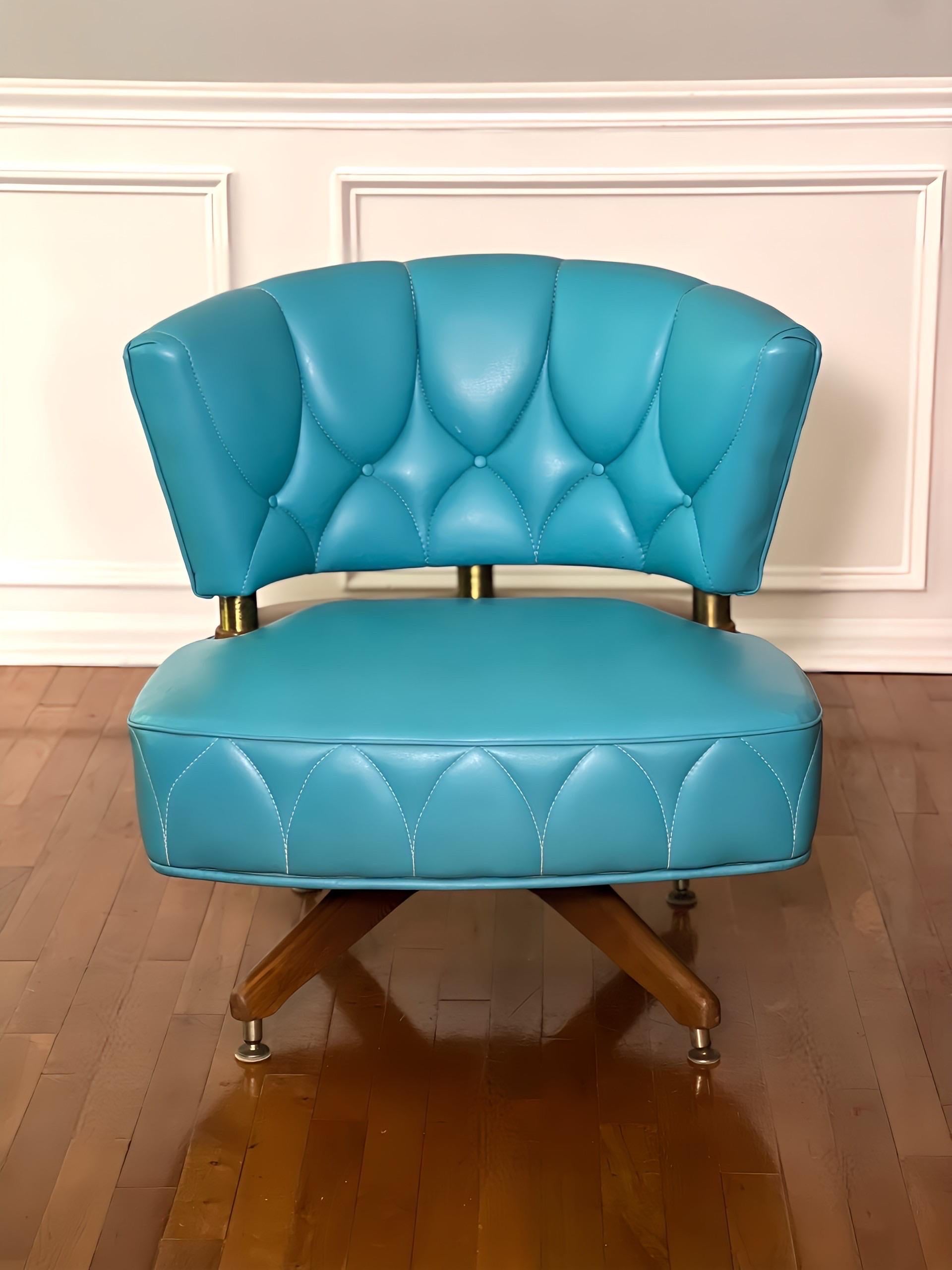 vintage kroehler swivel chair