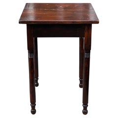 Antique 19th Century Mahogany Small Work Table, Side Table or Plant Stand