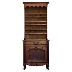 Used Early 20th Century French Louis XV Style Oak Hutch Dresser