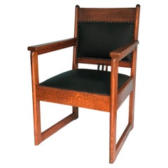 Art Deco Haagse School Arm Chair Hendrik Wouda