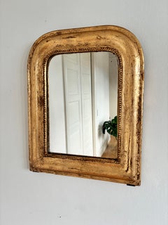 Antique French Louis Philippe Giltwood Mirror – Late 19th Century