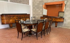 Inlaid Salon Set by Dassi Mobili Moderni, 1950s, Set of 11