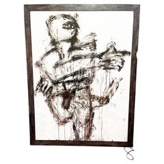 Claude Adrian Caponnetto Carboncino Opera Unica Grande, Art Special Price