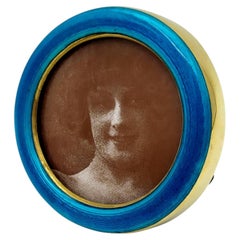 Small Picture Frame Rounded Round English style, early 1900s. Salimbeni