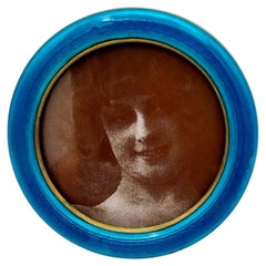 Small Picture Frame Rounded Round English style, early 1900s. Salimbeni