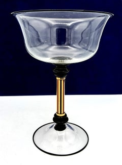 Coupe en verre de Murano soufflé 'Pauly' modèle 1930 Salimbeni