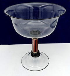 Centre de table en verre de Murano soufflé "Pauly" modèle 1930 Salimbeni