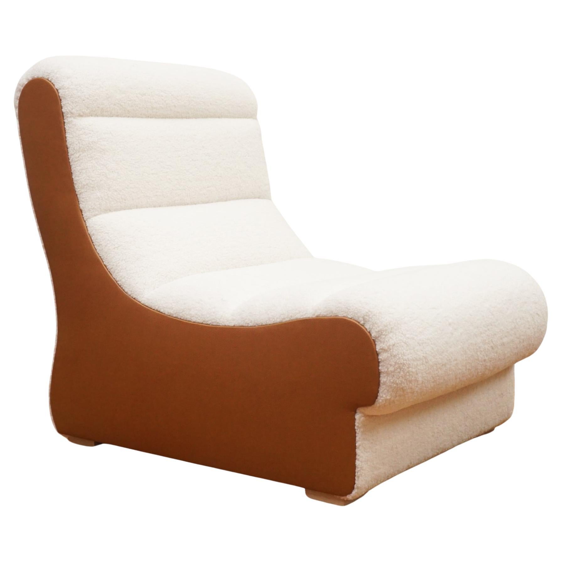 Custom Slipper Chair "Camille" by foley&cox HOME For Sale