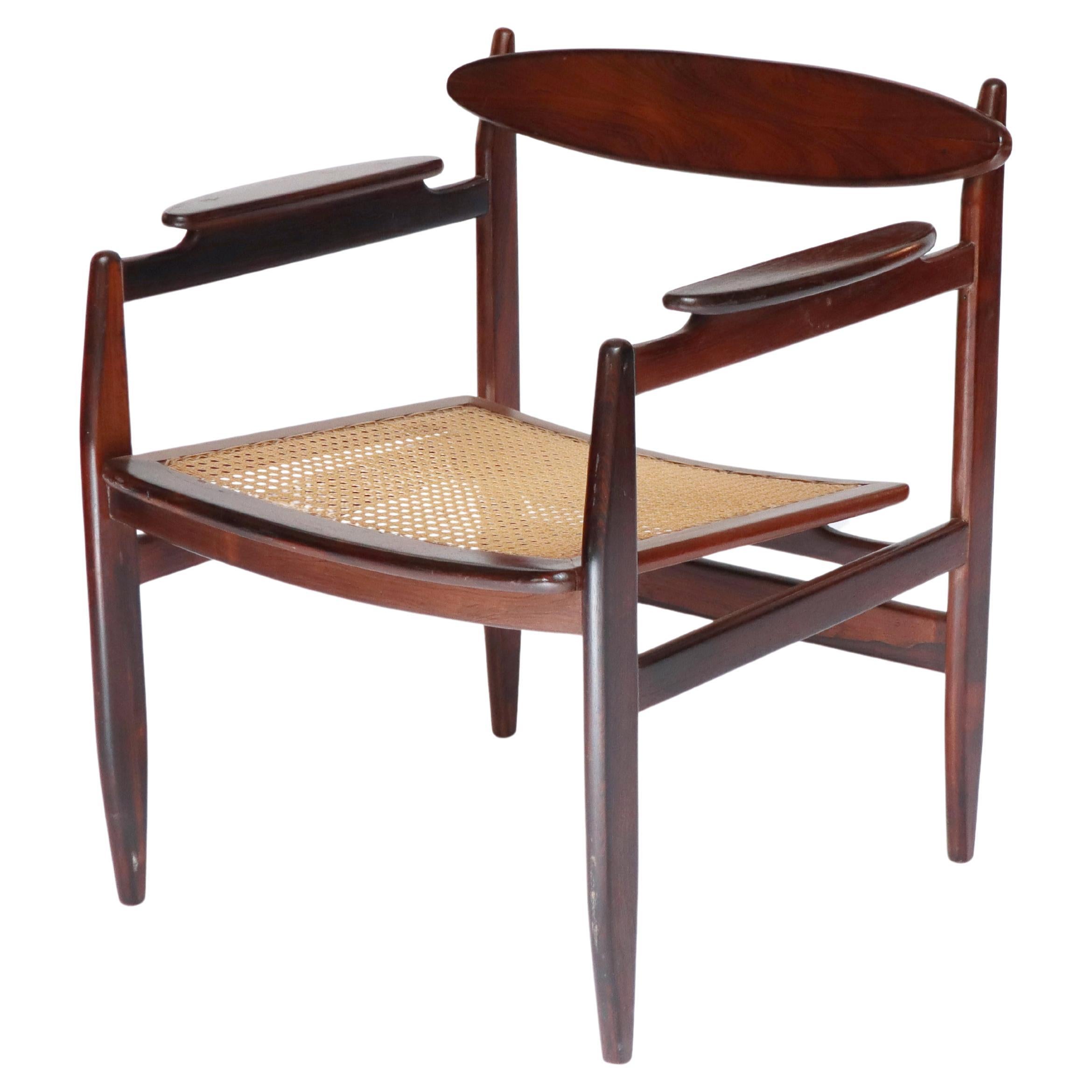 Organic Elliptical Pair of Armchairs by Alexandre Rappoport, 1960