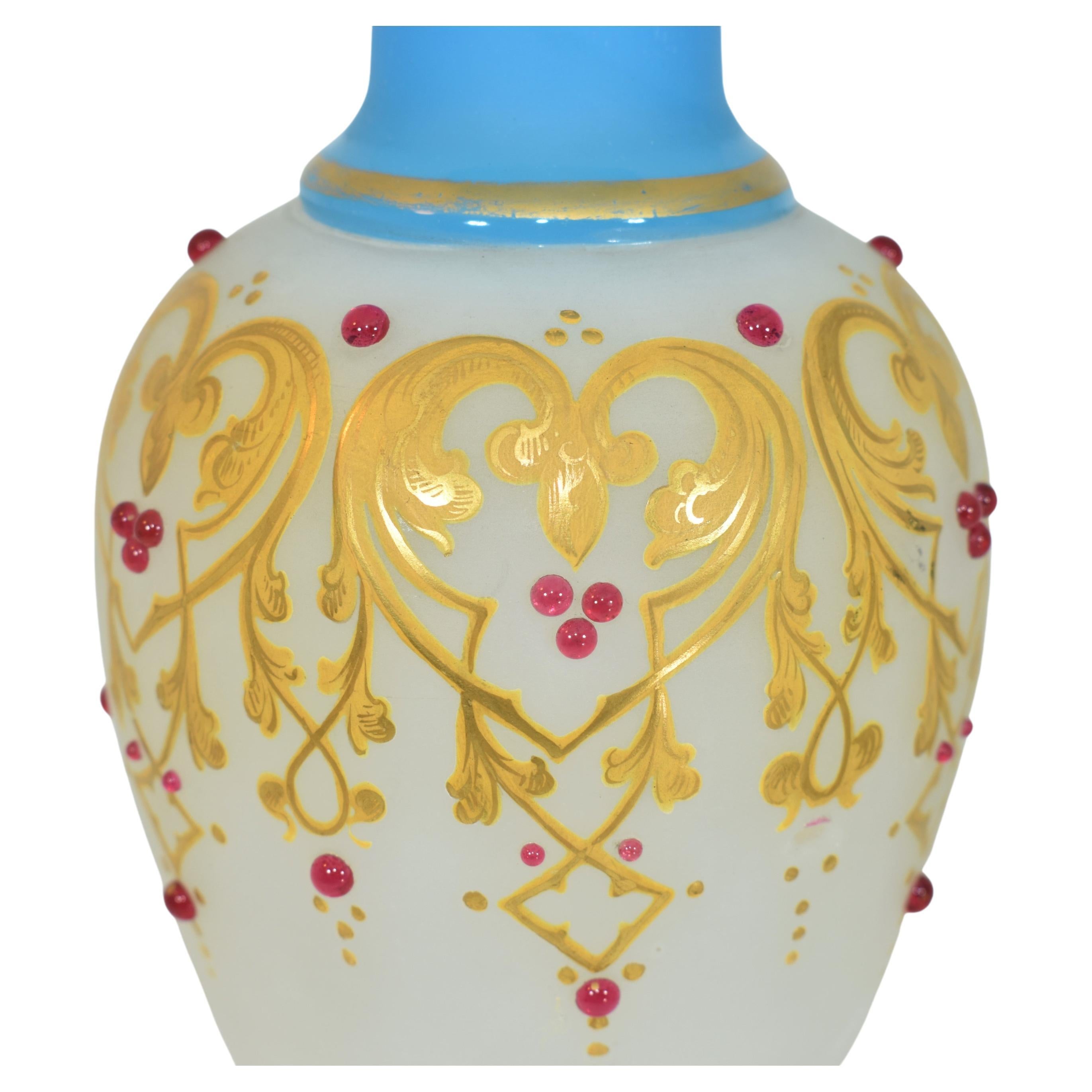 opal glass vase