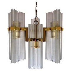 Gateano Sciolari para Lightolier Lámpara de araña, años 70, Italia