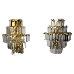 Pair of Kinkeldey sconces, Germany, 1970