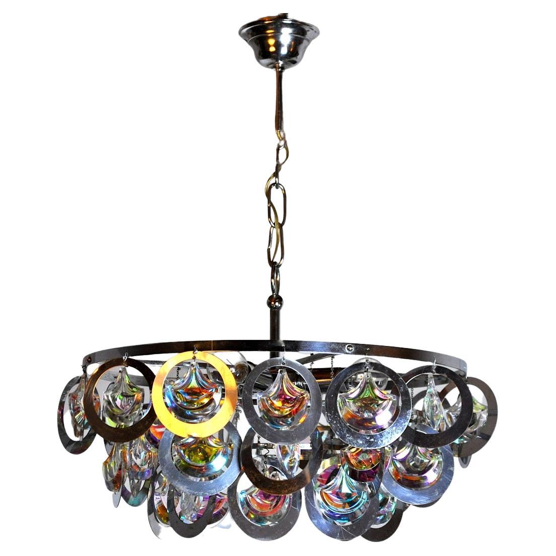 Lustre en verre de Murano, Italie, 1970 en vente