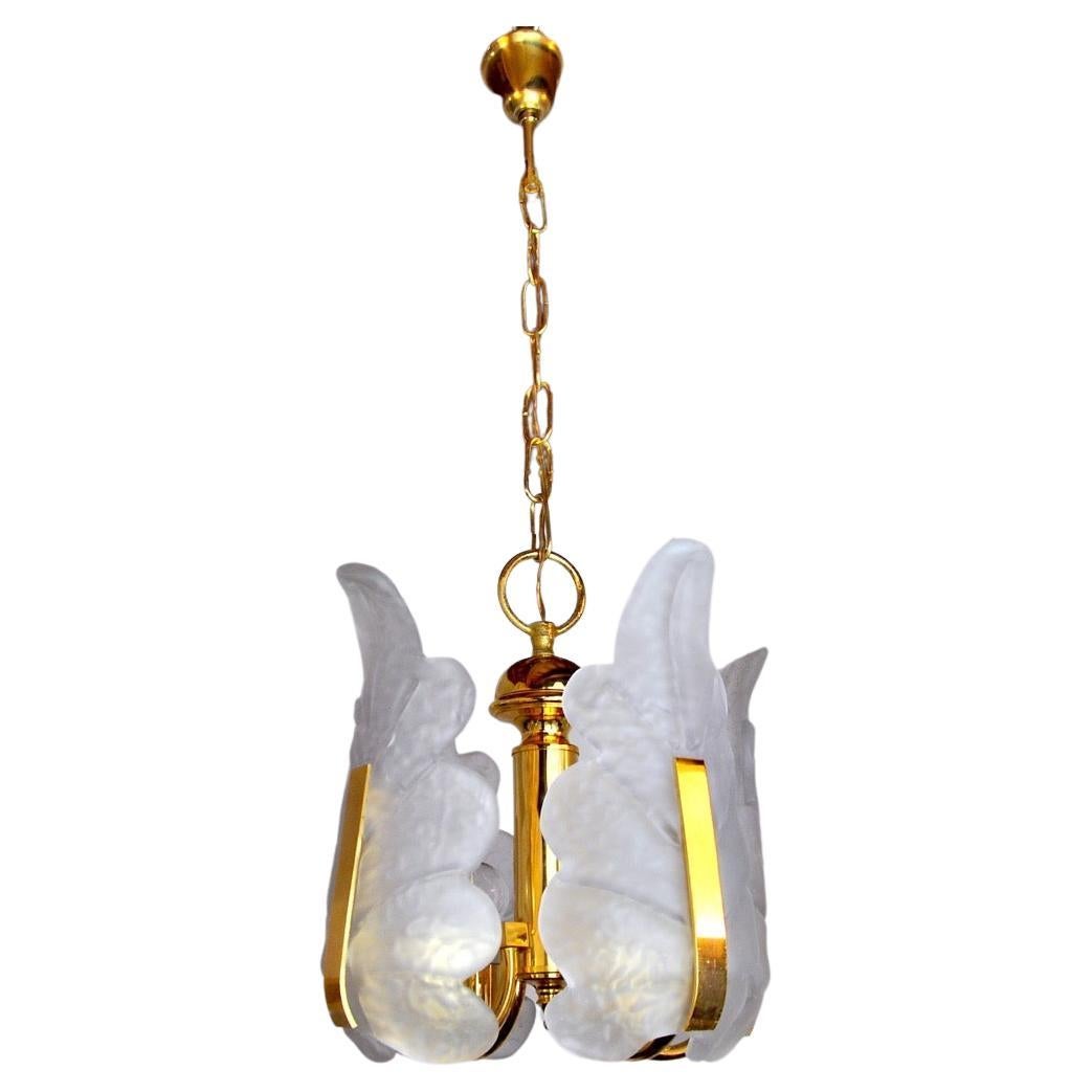 "Leaf" Chandelier by Carl Fagerlund, Murano Glass, Germany, 1970 For Sale