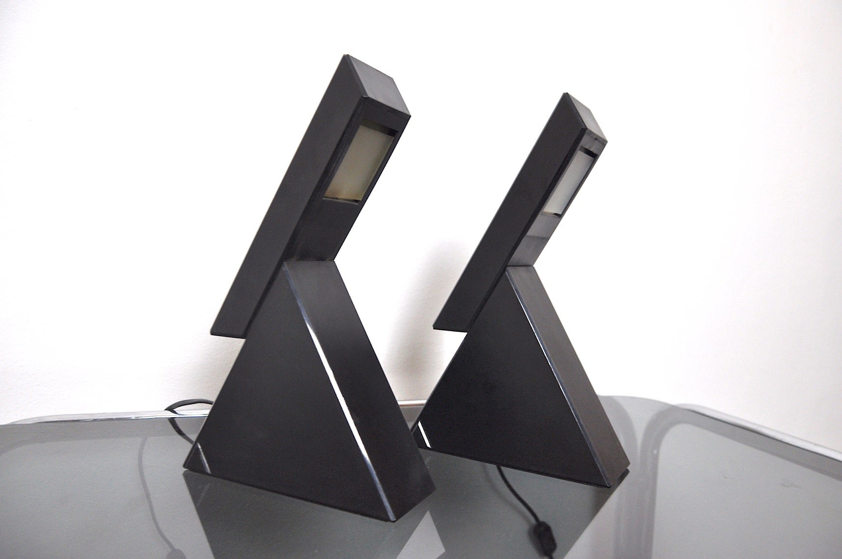 Pair of Delta Lamps by Mario Bertorelle, 1970s For Sale