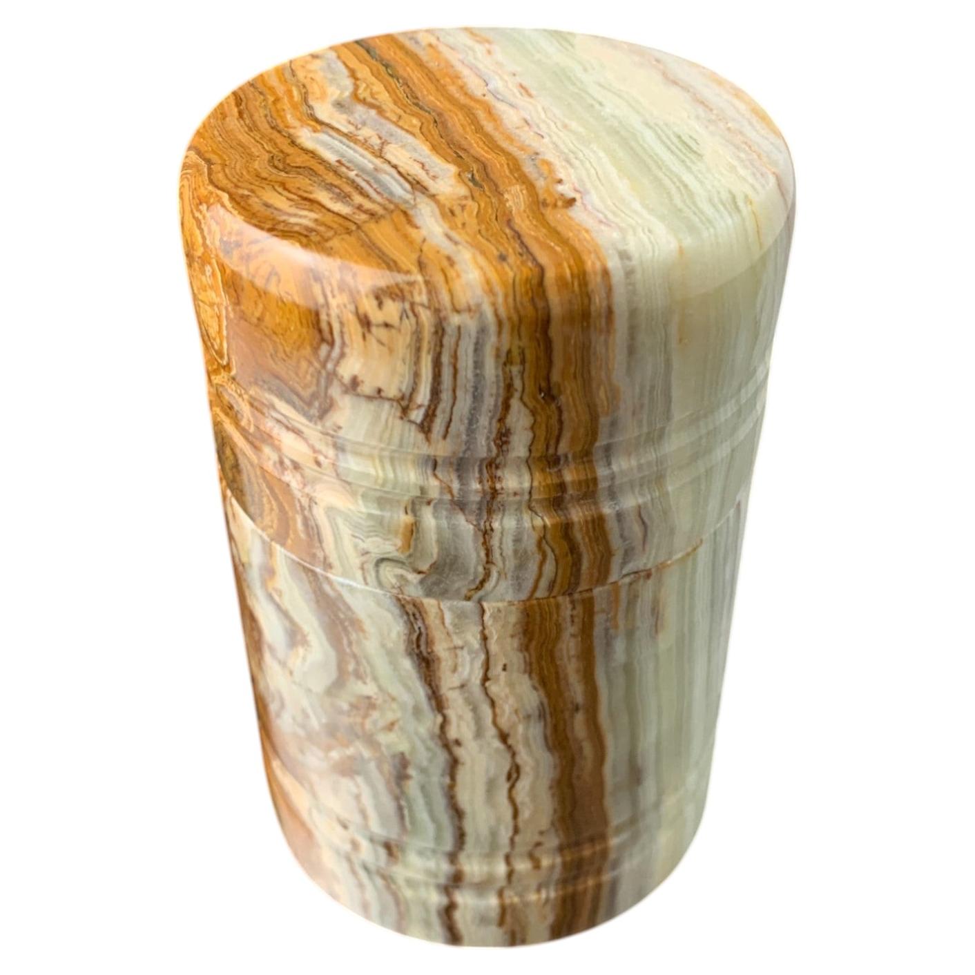 Mid-Century Onyx Cigarette Box, Italy, 1970's For Sale
