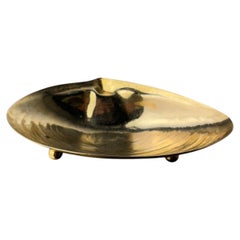 Art Deco Shell Vide-Poches in brass, Italy, 1970's