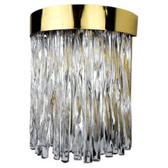 Cascade Wall Light by Venini, Murano Glass, Italy, 1970