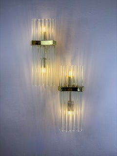 Pair of wall lights from Sciolari for Lightolier, Circa 1970's, Italy