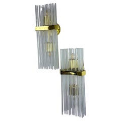 Pair of wall lights from Sciolari for Lightolier, Circa 1970's, Italy