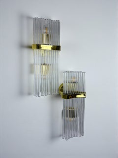 Pair of wall lights from Sciolari for Lightolier, Italy, Circa 1970's