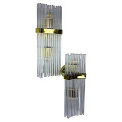Pair of wall lights from Sciolari for Lightolier, Italy, Circa 1970's