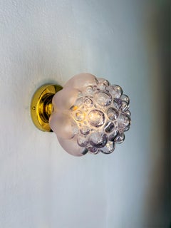 Bubble Glass Wall Sconce – Helena Tynell Style, Germany, Circa 1970's
