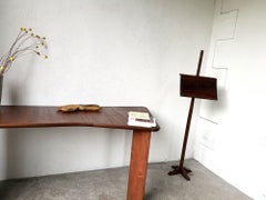 Adjustable Standing Lectern in Solid Fruitwood, France, circa 1900