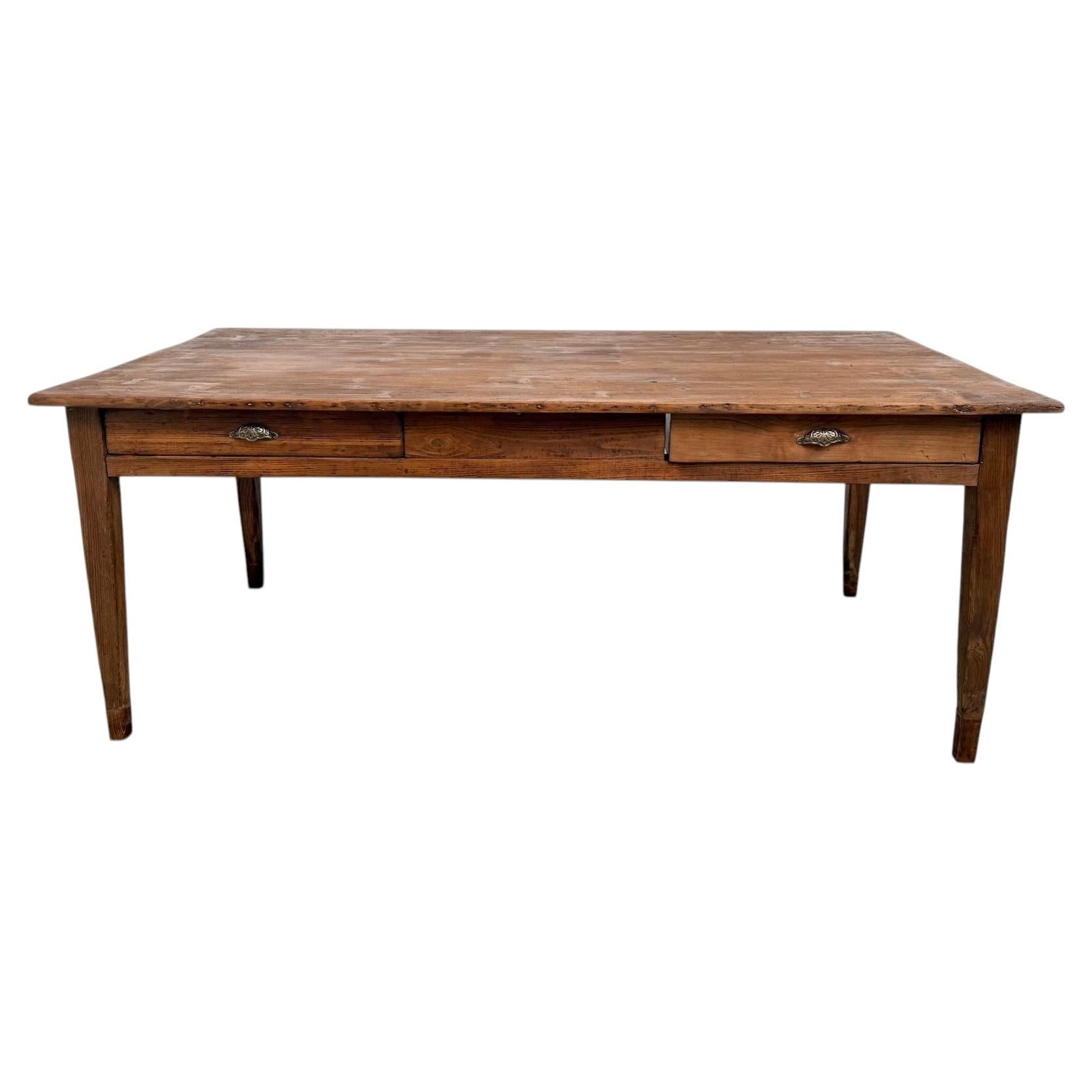 1950s french pine table at 1stDibs