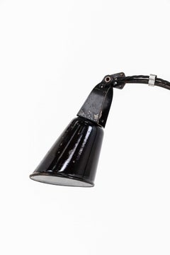 Vintage Industrial Black Steel Machinist Walligraph Desk Lamp Light, C.1930