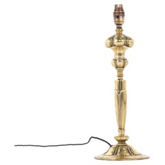 Antique Early 20th Century GEC Cast Brass Desk Table Lamp, c.1910