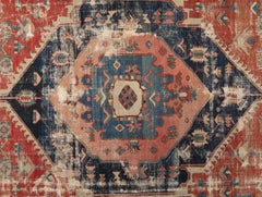 Alfombra antigua Serapi