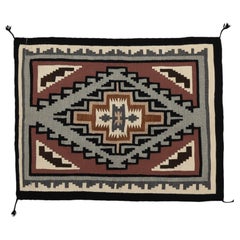 1930-1940 Antique Klagetoh Navajo Wool 3' x 4' Rug