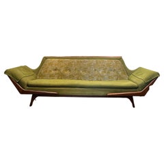 Vintage Mid-Century Modern Gondola Sofa in the Style of Adrian Pearsall by Rowe