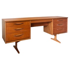 A mid century modern teak vanity dressing table, circa 1960s
