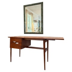 A mid century modern “Accord” drop leaf desk by American of Martinsville