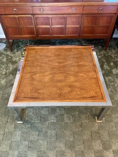 A beautiful mid century modern coffee table in the style of Milo Baughman, 1960s