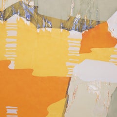 Monotipo intitolato “Pond Rocks II” di Barbara Romney, 1975