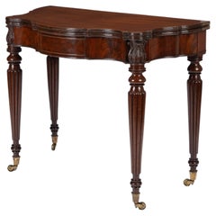 Samuel Field Macintire Attributed Mahogany Flip Top Game Table, c. 1810-15