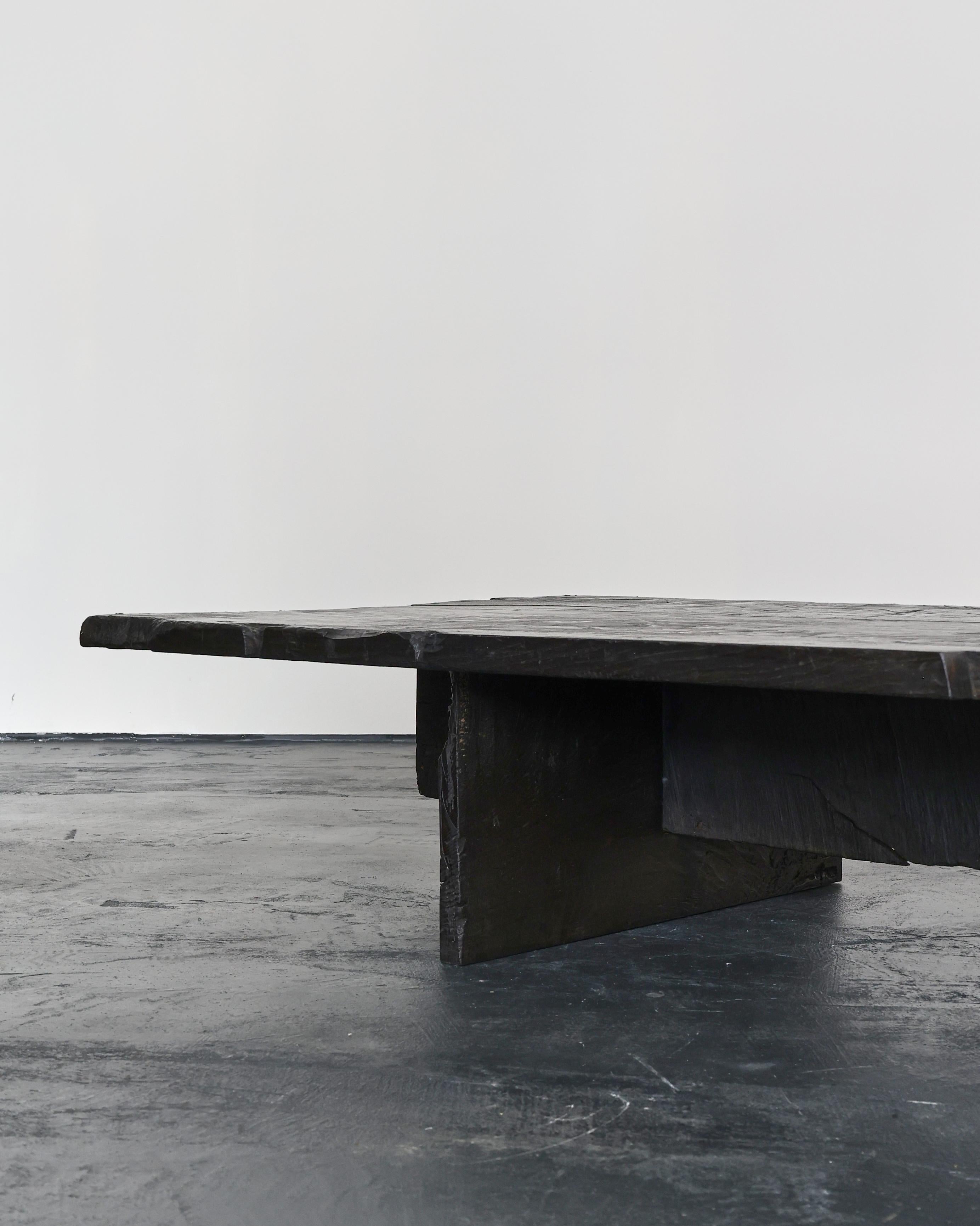 XXL Primitive Low/Coffee Table In 18th C. Portuguese Chestnut Wabi Wabi For Sale 6