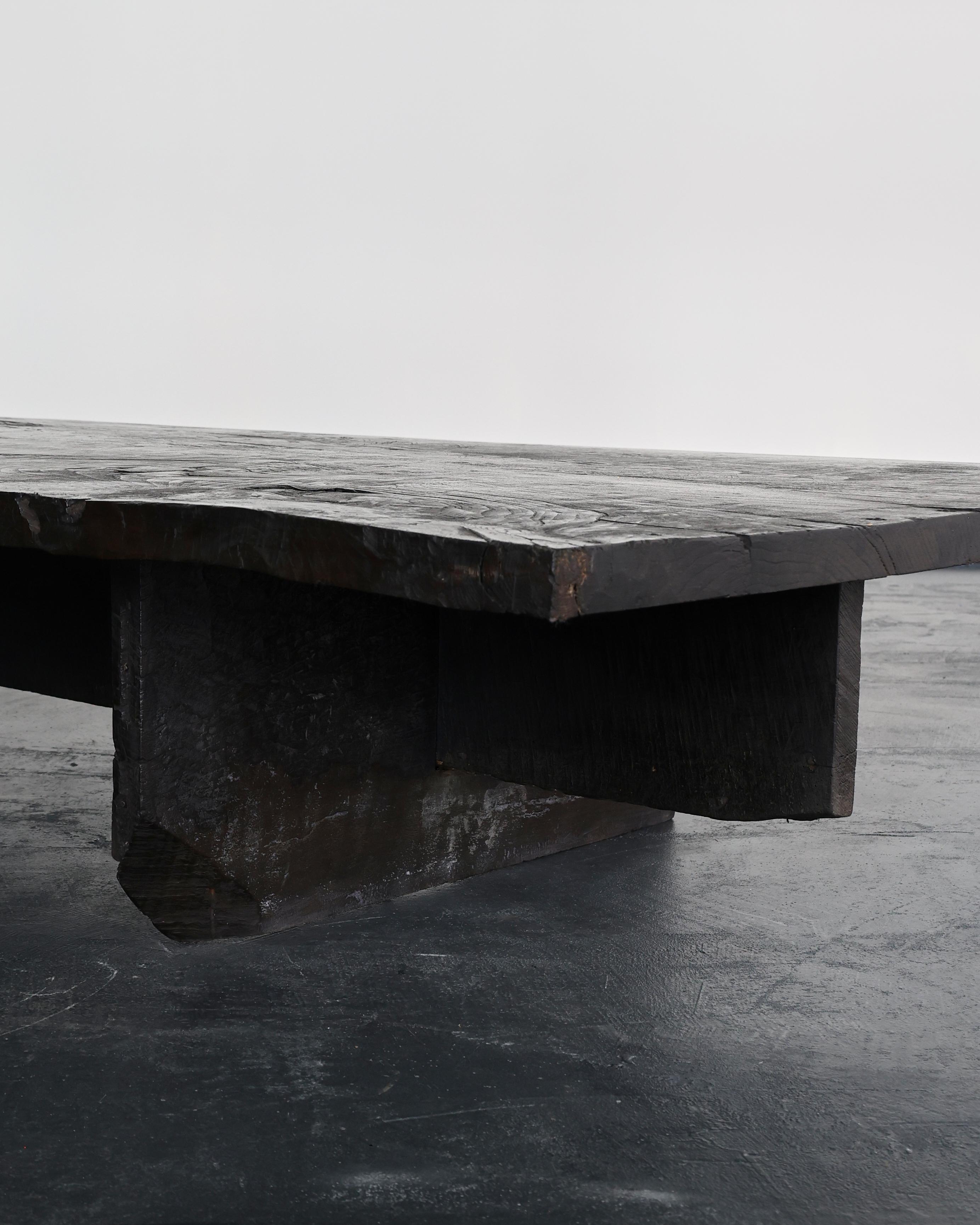 XXL Primitive Low/Coffee Table In 18th C. Portuguese Chestnut Wabi Wabi For Sale 5