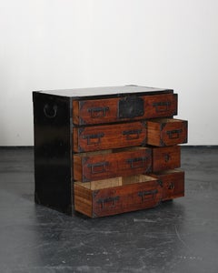 Early Meiji Period Japanese Tansu/Chest Of Drawers
