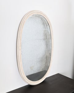 Large Oval Early 19th C. French Mercury Mirror
