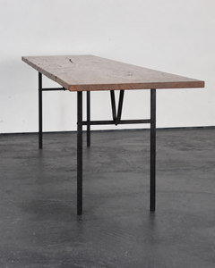 Large French C.1960s Console Table In The Manner of Jean Touret